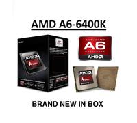 AMD A6-6400K Dual Core Processor 3.9GHz, 1 MB Cache, Socket FM2, 65Watt CPU
