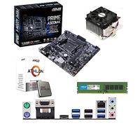 AMD Athlon 3000G 3.5GHz Dual Core Four Threads CPU, ASUS Prime A320M-K Motherboard & 4GB 3000MHz Crucial DDR4 RAM Pre-Built Bundle
