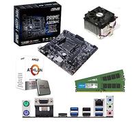AMD Athlon 3000G 3.5GHz Dual Core Four Threads CPU, ASUS Prime A320M-K Motherboard & 8GB 3200MHz Crucial DDR4 RAM Pre-Built Bundle
