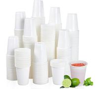 AMD Nexus 3000 X White 7oz Plastic Cups, Plastic Glasses for Party, Wedding, Cocktails, Christmas Party Cups, Cold Drinking