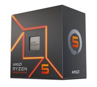 AMD Ryzensets 5 7600 Processor (radeon graphics integrated, 6 cores/12 threads, 65W TDP, AM5 Socket, 38MB cache, up to 5.1 GHz max boost, Wraith Stealth Cooler)