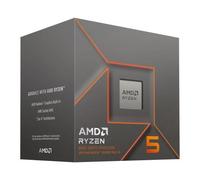 AMD Ryzensets 5 8500G Processor (integrated Radeon graphics, 6 Cores/12 Threads, 65W TDP, AM5 Socket, 22MB Cache , up to 5 GHz max boost frequency, wraith stealth cooler)