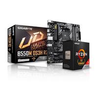 AMD Ryzen 7 5800X3D 10th Anniversary Eight Core 4.5GHz, Gigabyte B550M DS3H R2 Motherboard CPU Bundle