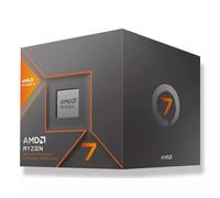 AMD Ryzen 7 8700G Processor (Integrated Radeon Graphics. Ryzen AI. 8 cores / 16 threads. 65W TDP. AM5 socket. 24 MB cache. Boost clock up to 5.1 GHz. Wraith Stealth cooler included)
