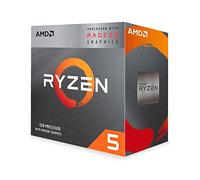 AMD Ryzen sets 5 4600G processor (integrated Radeon graphics, 6 cores/12 threads, 65W TDP, 11 MB cache, up to 4.2 GHz max. Boost, wraith stealth cooler)