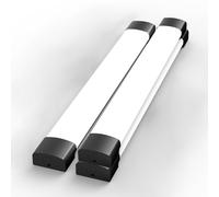 Amdelne 6000k 3PCS Led Batten Light 4FT 16W Plug in Ceiling Light Led, IP65 Led Ceiling Strip Lights Workshop Lighting for Garage