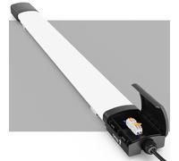 Amdelne LED Batten Light 2ft, 60cm Linkable Garage Lighting, IP65 Waterproof Plug in Strip Lights, 6500K Daylight Ceiling Lights, 18w LED Tube for Shed, Loft, Basement, Kithen, Wall, Office, Workshop