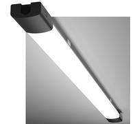 Amdelne LED Batten Light 4ft, IP65 Waterproof Ceiling Light, 6000K Daylight LED Garage Lighting, Linkable Plug in Strip Lights for Shed, Loft, Basement, Office, School, Workshop, Warehouse, 36w 120cm