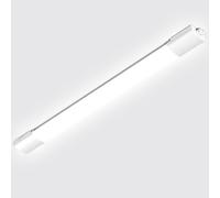 Amdelne Linkable LED Batten Light 10 Pack, 4FT 36W 6500K Plug in Garage Shed Loft Wall Lighting, IP65 Ceiling Strip Light for Outdoor, LED Tube for Kitchen, Office, Shop, School, Warehouse, Workshop