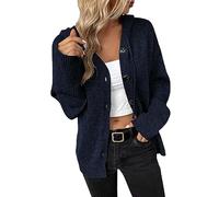 AMDOLE Deal Of The Day Prime Today Ladies Fleece Cardigan Ladies+Lightweight+Jackets Ladies Hoodie Blanket Floral Sweatshirt Women Lightweight Ladies Jacket Sheepskin Coats For Women Uk