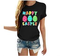 AMDOLE Deals of The Day Clearance Prime Easter T Shirts for Women Black Long Sleeve Women Easter for Dad Women Clothes with Patterns Ladies Fall Tops and Blouses Trendy Shirt for Women 2024