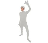 AMDOLE Full Body Costume Original Bodysuit for Adults & Kids Super Stretch Suit Great for DIY Party Outfit Halloween Costume Fancy Dress For Men & Women Performances Cosplay Light Ashy XXL