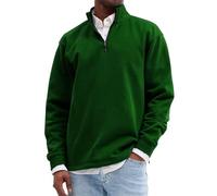 AMDOLE Male Autumn And Winter Leisure Travel Sports Plaid Slim Fit Long Sleeve Sweater Top With Pocket sweatshirts for men uk (JN, L)