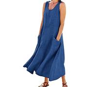 AMDOLE Prime Deals October 11-12 Navy Blue Polka Dot Dress Short Sleeve Maxi Dress Tiered Dress Midi UK Plus Halloween Costumes for Women Summer Dresses Size 8 Lightning Deals of Today