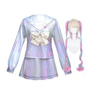 Ame Chan/KAngel Cosplay Costume Anime JK Uniform Game Roleplay | Dress Outfit Suits, Halloween Carnival, Raincandy_U/OMG Kawaii Angel-chan Cosplay, Women Girl