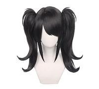 Ame-chan Wig Anime NEEDY GIRL OVERDOSE Cosplay Wig Black Heat Resistant Synthetic Hair Party Wigs + Wig Cap