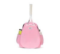 Ame & Lulu Game On Tennis Backpack - Contains Padded & Adjustable Straps - Two Exterior Water Bottle Pockets (Light Pink)