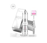 âme pure Women's CIT FACE ROLLER PLATINUM - Microneedling Derma Roller Kit in Silver-Pink
