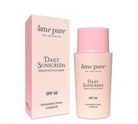 âme pure Women's DAILY SUNSCREEN | SPF 50 - Anti-Aging Full Protection Face Cream in White | Size: 50ml âme pure White 50ml
