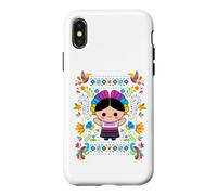 Amealco Muñeca María Mazahua Lelé Otomí Mexican Princess Case for iPhone X/XS