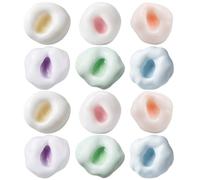 Ameble 12Pcs 1.57 Inch Crunchy Squish Stress Balls in 6 Colors, Sensory Fidget Squeeze Toys for Kids Adults, Anxiety Relief, Party Favors