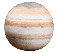 Ameble 17cm Realistic Jupiter Planet Plushies, Soft Space Ball Pillow for Kids Room Decor, Cute Throw Pillows for Bed & Sofa, Astronomy, Celestial Buddy