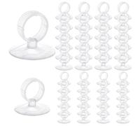 Ameble 50Pcs Air Plant Holder, Small Suction Cup Plant Holder for Organizing Aquarium Air Hose, Water Pump Pipe, Thermometer on Glass, Fish Tank, Window, Bathroom (16mm & 22mm) gardening