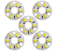 Ameble 5pcs Led Chip 3w 12v Low Voltage Led Warm White | Low-voltage 12V Design, Flicker-free, Ideal For Fixture Retrofits, Fit, Eco-friendly Materials