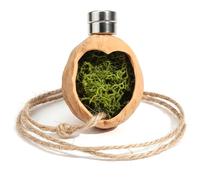 Ameble Adorable Heart-Shaped Jumping Spider Hideout with Magnet & Rope, Enrichment Accessory Habitat Decor for Jumping Spiders, Spider Enclosure Accessory