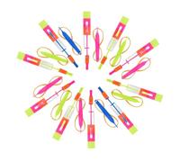 Ameble Arrow Helicopter Elastic Copters with LED Light, 48PCS Random Color Flying Toy Helicopter, Flying Copter Toy, LED, Catapult, Arrow, Elastic Copter