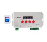 Ameble K-1000C Programmable LED Controller with Card, Supports 2048 Pixels WS2812B APA102C SK6812 LED Strip Light for DIY Projects