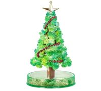 Ameble Mini Crystal Growing Kit, Christmas Tree Funny Educational DIY Crystal Paper Christmas Tree Toys, Desk Decor for Kids on Birthday, Winter Style 1