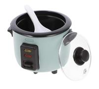 Ameble Miniature Kitchen Rice Cooker 1 12 Scale Dollhouse Mini Rice Cooker with Removable Lid and Ladle, Simulation Cooking Toy Dollhouse Kitchen Accessories