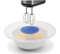 Ameble Mixing Head Anti Splatter Baffle 12 Inch Plastic Mixer Splatter Guard Compatible with Most Mixing Bowl Sizes Kitchen Stand Mixer Accessories Anti Screen for Baking and Blending