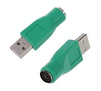 Ameble PS/2 Adapter PS/2 Male to USB Female Port Adapter USB Converters for Old Keyboard Mouse 2PCS /, male to female port, / converter, /, /