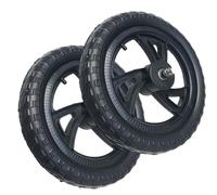 Ameble Training Wheels For Kids Bike, 2Pcs Plastic Replacement Training Wheels 12 Inch Balance & Toddler Ride-on Toys, No-flat Tire, Black for kids bike pcs black plastic replacement i