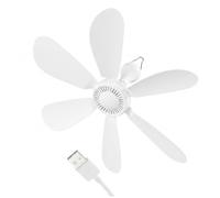 Ameble Usb Ceiling Fan, Portable Ceiling Fan With 2m Extension Cord, 4-speed Adjustable Quiet Hanging Fans For Dorm Tent Bedroom USB, Portable, Rv Cei