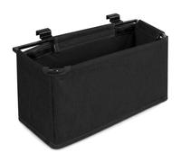 Ameble Wagon Accessories - Black Rear Storage Bag Waterproof & Removable Wagon Attachments for Folding Carts Easy Install Organizer