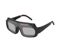 Ameble Welding Goggles, Auto Darkening Welding Glasses with True Color Lens, Solar Powered Goggles with 0.1ms Instant Response for Plasma Cutting and Torch Work, Glasses, Welder