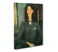 Amedeo Modigliani Bildnis Jean Cocteau Canvas Wall Art Print 20x14 Inch