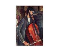 Amedeo Modigliani Painter Work（The Cellist）poster Room Aesthetic Print Art Wall Painting Canvas Gifts Modern Bedroom Decor 16x24inch(40x60cm)