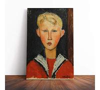 Amedeo Modigliani The Blue Eyed Boy Canvas Wall Art Print 30x20 Inch