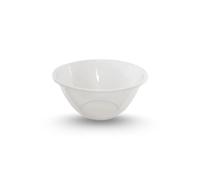 Amee Houseware 4 litres Compact Round Bowl for Kitchen - Soft Grip Clear Mixing Bowl with Non-Slip Base - Freezer, Microwave, Dishwasher Safe Bowl