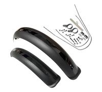 AMEEDA Bike Mudguard Set 26/20" x4.0 Bike Fenders Fat Tire Mud Guards Fender Set Mudguards Folding Snow E-Bike Bicycle Cycling Accessories(26X4.0 Black)