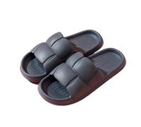 AMEEDA Cloud Sliders Summer Women Beach Slippers Thick Platform Eva Home Flip Flops Ladies Soft Sole Cloud Sandal Light(GRAY,44-45)