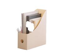 AMEEDA File Holder 2PC Office Document File Storage Box Folding Desktop Organizer Multifunction Books Pencil Sundries Storage Box Office Supplies(Pink)