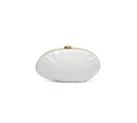 AMEEDA Shell Clutch Bag Pearl Colored Dinner Bag Women's Crossbody Shell Shaped Hard Box Handbag Party Clutch Wallet Urban Simplicity Acrylic(Beige (light gold handle))