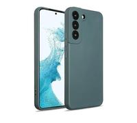 ameego Liquid Silicone Case for Samsung Galaxy Galaxy S21 Plus - Camera Protection, Anti-Fingerprint, Wireless Charging, 4-Layer Design, Silky-Soft Full-Body Protection 6.7'' (Green)