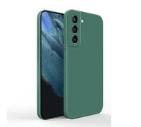 ameego Liquid Silicone Case for Samsung Galaxy Galaxy S22 - Camera Protection, Anti-Fingerprint, Wireless Charging, 4-Layer Design, Silky-Soft Full-Body Protection 6.1'' (Green)