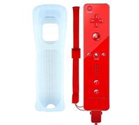 AMEEGO Red Remote Controller Compatible with any version of Nintendo Wii and Wii U console (Third Party Product)